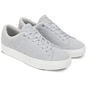Greats Gray Brooklyn Royale Cashmere Knit Sneakers Size 8.5
